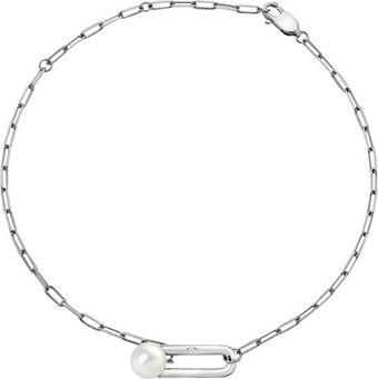 Produktbild Hot Diamonds Elegant silver bracelet with diamond and pearl Linked DL652