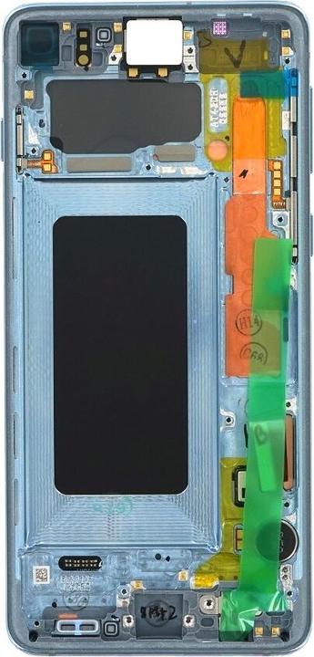Produktbild Samsung Display-Einheit G973F Galaxy S10 prism blue GH82-18850C + Rahmen (Display, Galaxy S10)