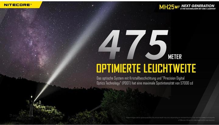 Produktbild Nitecore MH25 V2 1300 lumens Zaklamp (15.72 cm, 1300 lm)