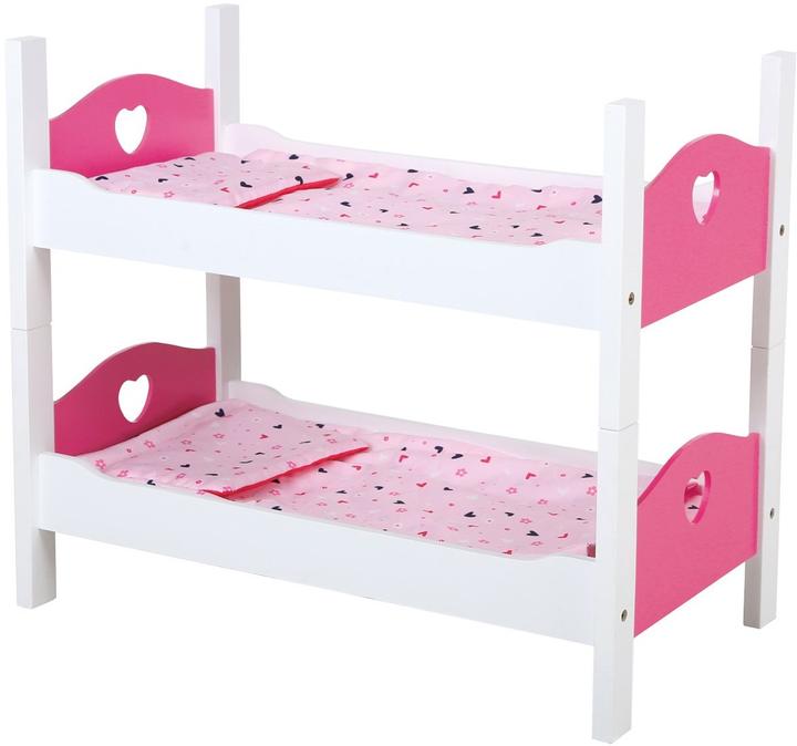Actual product image My Beautiful Dollsroom Dolls Room Furniture Bunk Bed 54x29x43Cm