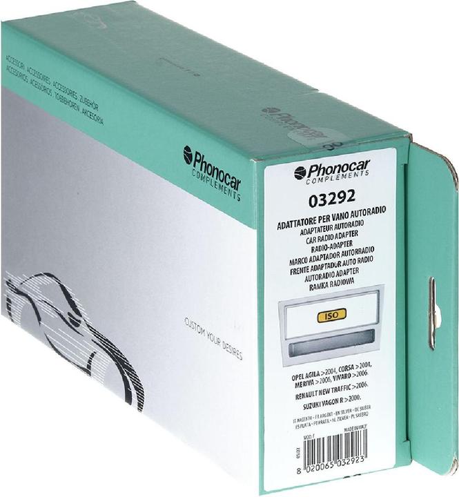 Produktbild Phonocar Radioblende silber Opel, Renault und Suzuki