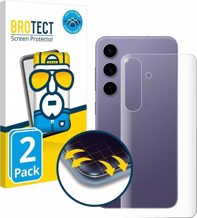 Produktbild BROTECT Full-Cover Displayschutz (2 Stück, Samsung Galaxy S24+)