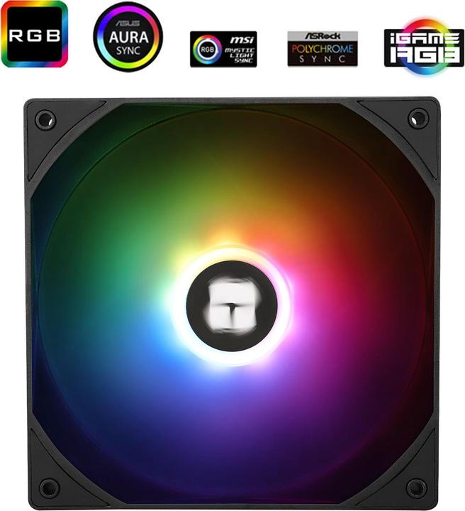 Produktbild Thermalright TL-C14C-S computer cooling system Computer case Fan Black 1 pc(s) (140 mm, 1 x)