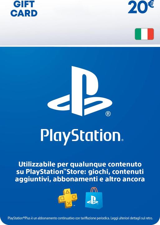 Label énergétique Sony PlayStation Live Card Dual 20€
