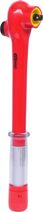 Actual product image KS Tools Torque wrench with protective insulation + reversible ratchet head, 3/8", 5-50 Nm (3/8", 50 Nm, 50 Nm)