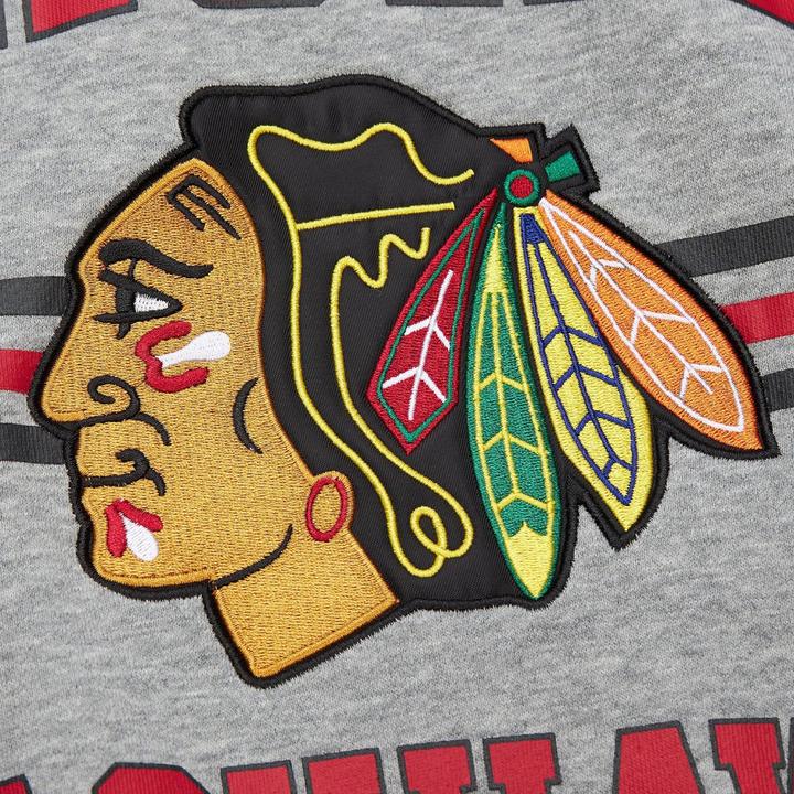 Produktbild Mitchell & Ness Fleece 4.0 Pullover Chicago Blackhawks - L (L)