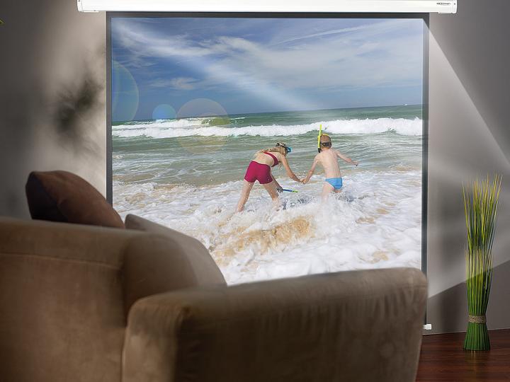 Produktbild SceneLights 4:3 Motorleinwand mit Funkfernbedienung (84", 4:3)