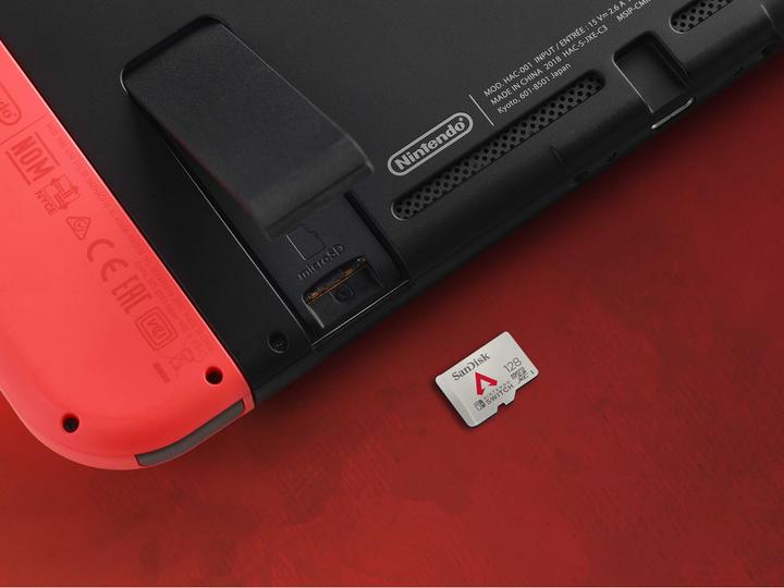 Image du produit SanDisk Nintendo Switch Card Apex Legends Edition (128 Go, microSDXC, U3, UHS-I)
