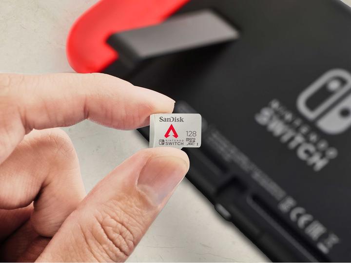 Image du produit SanDisk Nintendo Switch Card Apex Legends Edition (128 Go, microSDXC, U3, UHS-I)