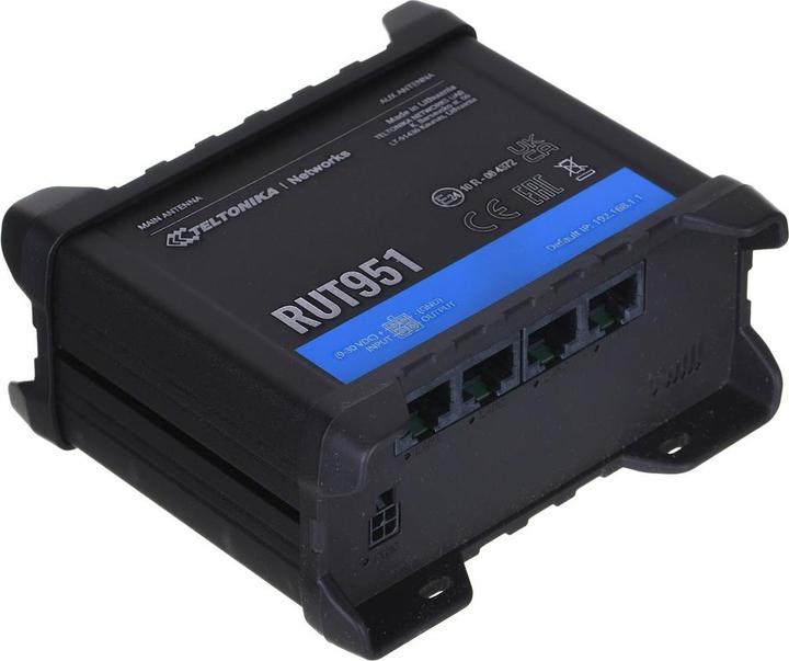 Productafbeelding Teltonika Industriële Compacte 4G/LTE Dual SIM Router, met Ethernet & I/O LTE / 3G Router