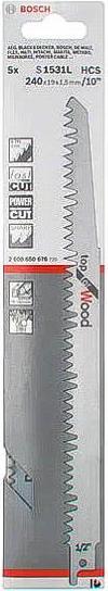 Produktbild Bosch Professional Zubehör Säbelsägeblatt S 123 XF Progressor for Metal, 5er-Pack