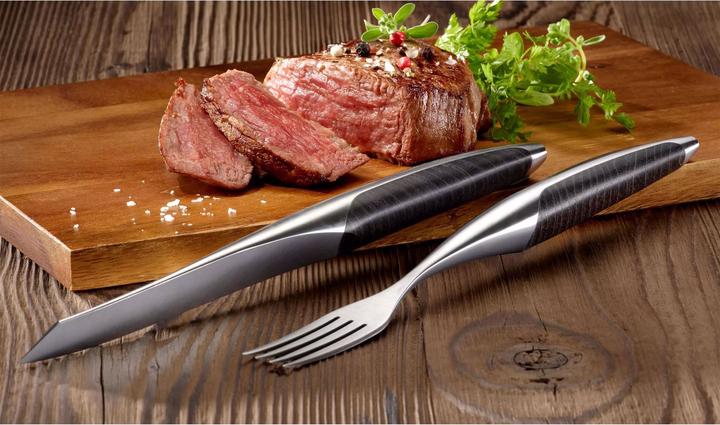 Actual product image Sknife Steak cutlery 2-piece set ash (2 Piece, Cutlery set)