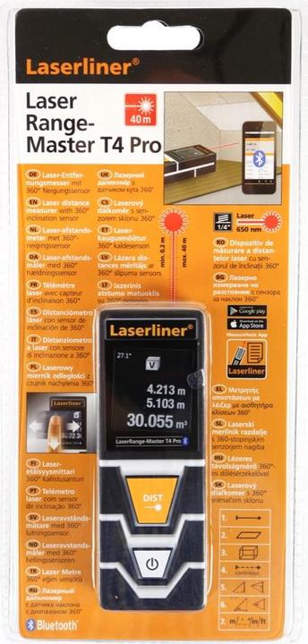 Produktbild Laserliner LaserRange-Master T4 Pro (40 m, 650 nm)