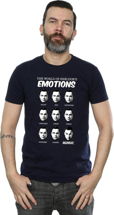Immagine prodotto Dam Maglietta uomo Emotions Sheldon in cotone (3XL)