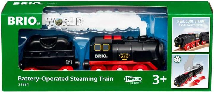 Actual product image Brio Battery steam locomotive with water tank