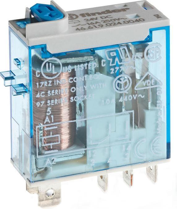 Produktbild Finder Relais 16A 12VDC 1-Wechsler