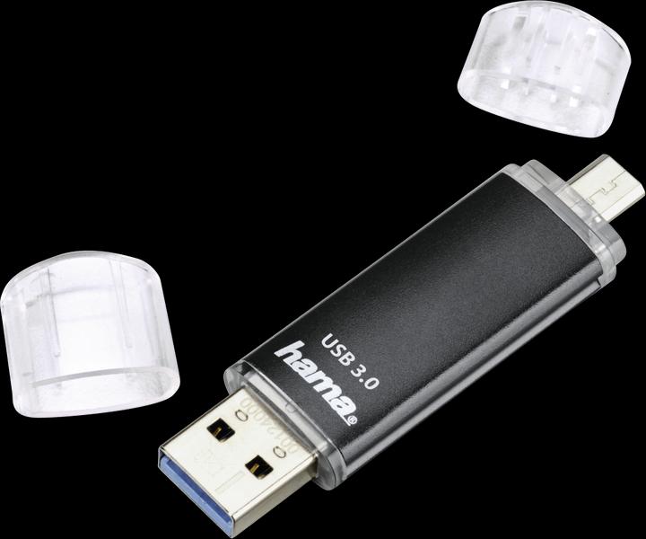 Produktbild Hama Laeta Twin (16 GB, USB-A, Micro USB, USB 3.0)