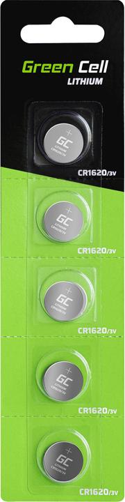 Produktbild GreenCell 5x Lithium CR1620 3V 70mAh Batteries - Batterie - CR1620 (1 Stk., CR1620, 70 mAh)