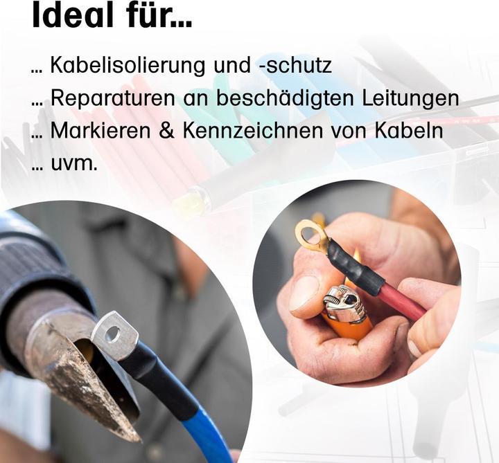 Produktbild Offgridtec 10m Schrumpfschlauch mit Kleber 4,8mm>1,5mm transparent Ratio 3:1 (1 x)