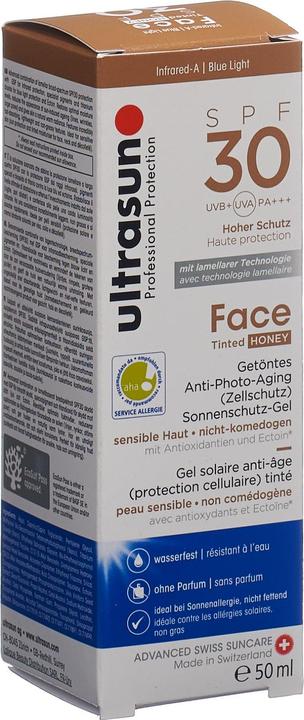 Produktbild Ultrasun Face Tinted SPF30 Honey (Sonnencreme Gesicht, SPF 30, 50 ml, 91 g)