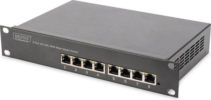 Produktbild Digitus Netzwerk-Set 254 mm (10") - 12HE, 312 x 300 mm (B x T) (12 HE, 10 Zoll Rack)