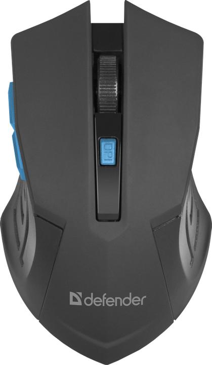 Immagine prodotto Defender MOUSE ACCURA MM-275 RF NERO E BLU OTTICO 1600DPI 6P (Senza fili)