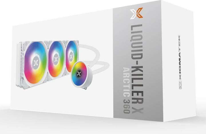Actual product image Xigmatek Kit Watercooling Liquid Killer X RGB - 360mm (Blanc)
