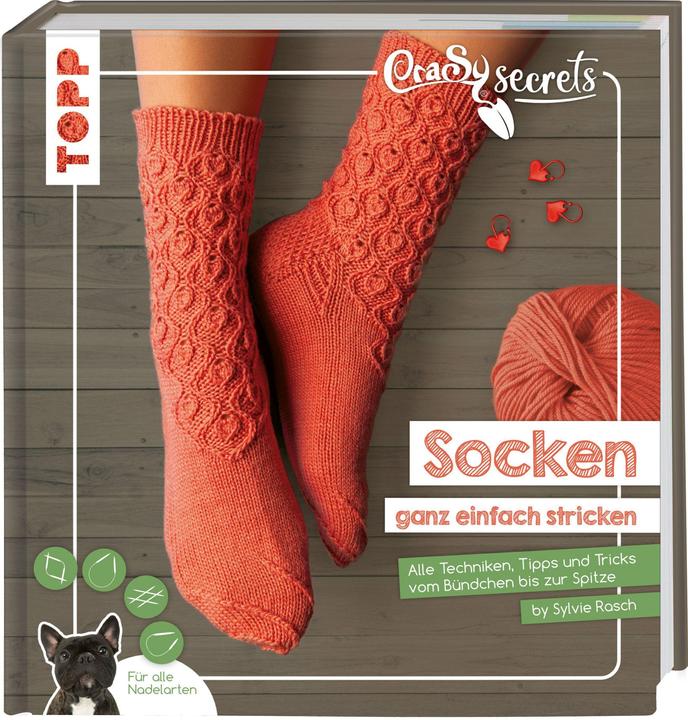 Produktbild CraSy Secrets - Socken ganz einfach stricken (Deutsch, Sylvie Rasch, 2021)