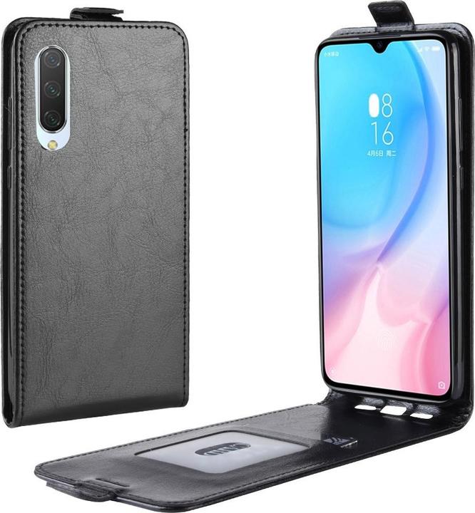 Produktbild Cover-Discount Xiaomi Mi 9 Lite - Klassisches Flip Case vertikal schwarz (Xiaomi Mi 9 Lite)
