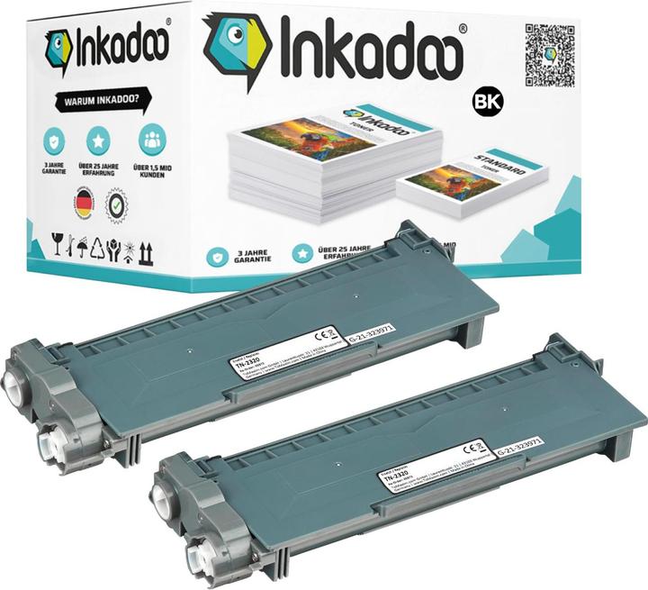 Image du produit Inkadoo Toner compatible pour Brother DCP-L 2540 DN env. 2.600 pages