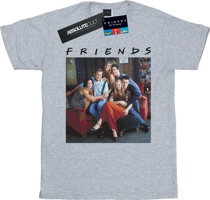 Immagine prodotto Friends Group Photo Couch Maglietta Ragazze (140, 146)