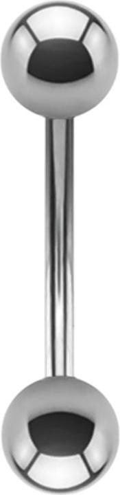 Produktbild Star Piercing Micro Banane High Polished mit Kugel (ohne Messing, Chirurgenstahl 316L)