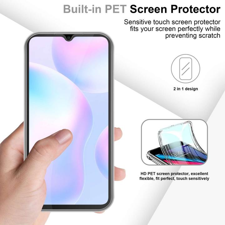 Produktbild Cadorabo TPU 360 Grad Hülle für Xiaomi RedMi 9A / RedMi 9AT (Xiaomi Redmi 9AT, Xiaomi Redmi 9A)