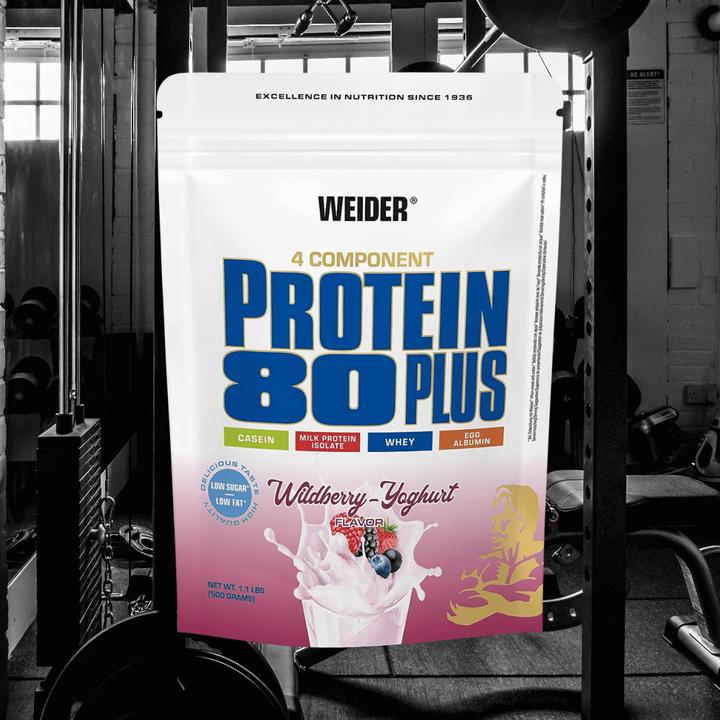 Actual product image Weider Protein 80 Plus (Wildberry yoghurt, 1 pcs., 500 g)