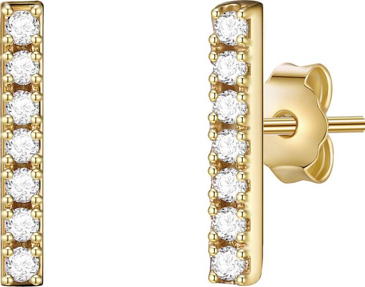 Glanzstücke München Damen Sterling Silber Zirkonia gelbgold - 12428 (Sterling Silber)
