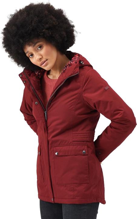 Actual product image Regatta Womens/Ladies Brenlyn Abstract Hearts Waterproof Jacket (36 D)