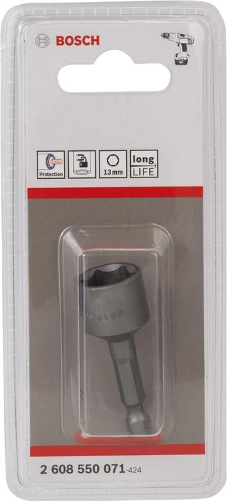 Immagine prodotto Bosch Professional Zubehör Chiave a bussola, 50 x 13 mm, M 8, con magnete (13 mm)