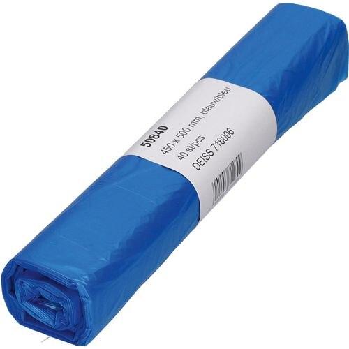 Produktbild Deiss Müllsäcke 20 L Blau PE (Polyethylen) 10 Mikron (20 x, 20 l)