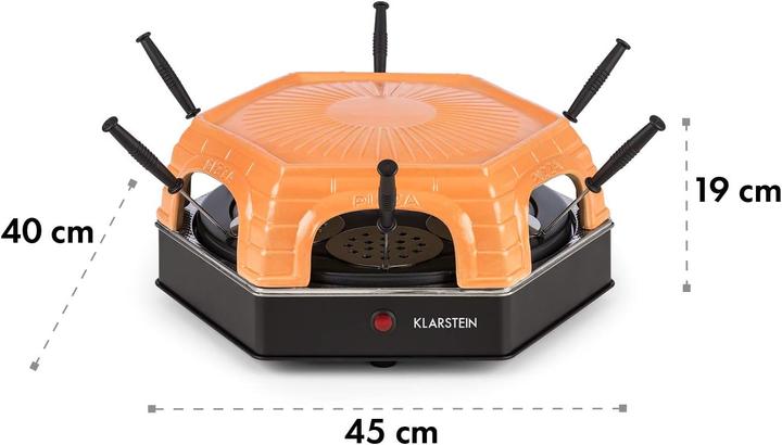 Image du produit Klarstein Capricciosa -Pizza Raclette pour 6 personnes