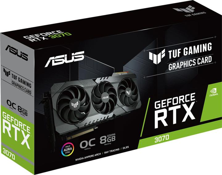Actual product image ASUS GeForce TUF RTX 3070 O8G-GAMING (8 GB)