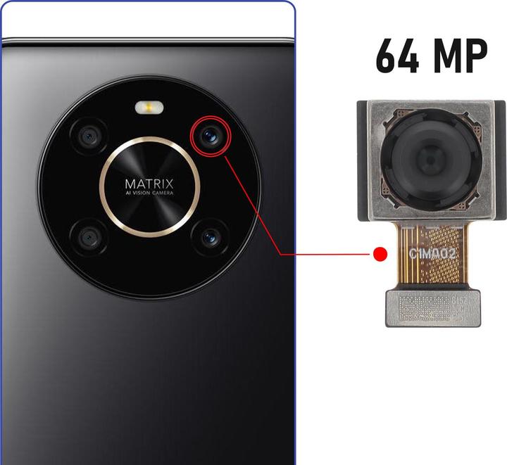 Produktbild Clappio Rückkamera Ersatzteil (Akku, Honor Magic 4 Lite)