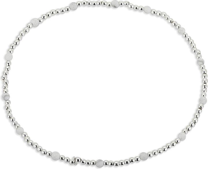Leyda Fusskette Magnesit (Stein, Silber 925, 24 cm)