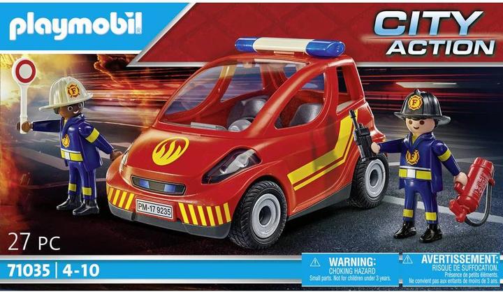 Actual product image Playmobil 71035 Fire brigade small car (71035, Playmobil City Action)