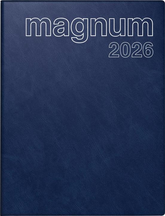 Actual product image Rido Buchkalender Magnum dunkelblau (19 x 24.5 cm, German)