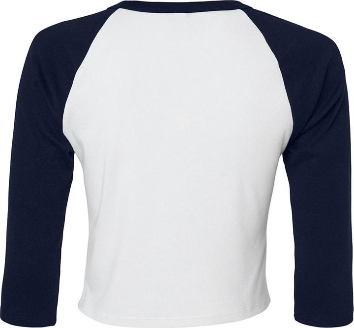 Produktbild Bella Canvas kurzes TShirt Raglanärmel 34 Ärmel (XXL)