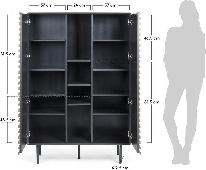 Actual product image Kave Home Kesia (40 x 105 x 155 cm)
