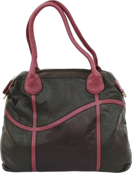 Eastern Counties Leather Handtasche Sarah Kontrast Leder