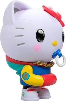 Actual product image Kidrobot Hello Kitty 8" Retro 80's Art Figure by Quiccs Limited Edition