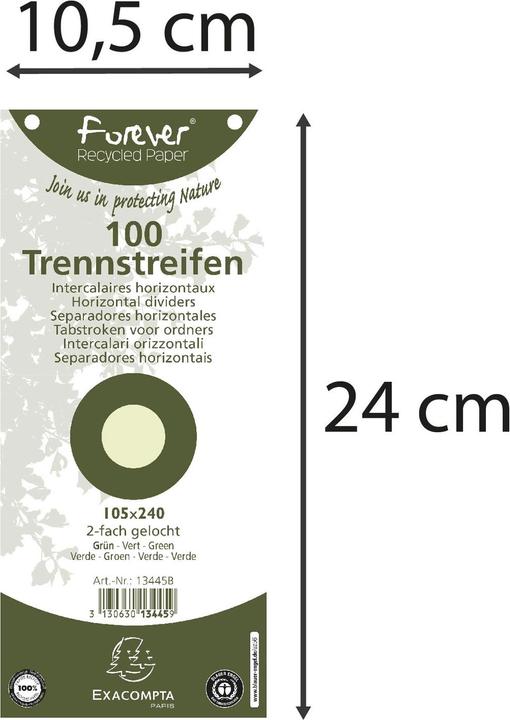 Actual product image Biella Separating strips cardboard