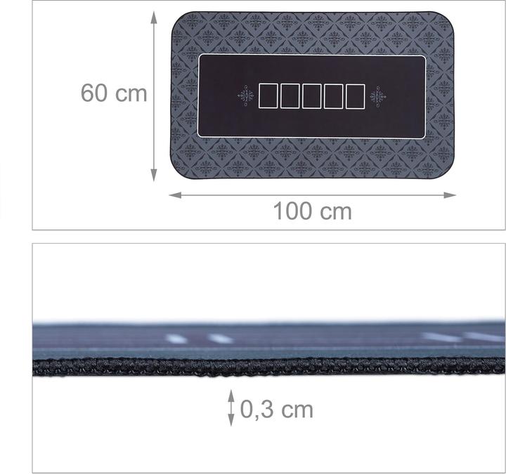 Productafbeelding Relaxdays Poker mat